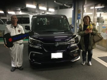 コンパクトだけど５人乗れます！SOLIOのご納車！